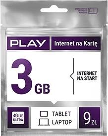 Play Internet na Kartę 3GB