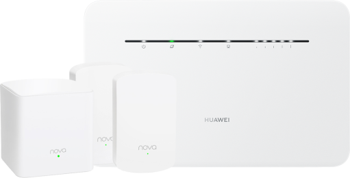 Huawei 4G Router 3 Pro (kat. 7) + System Wi-Fi Tenda Nova MW5 (3pak)