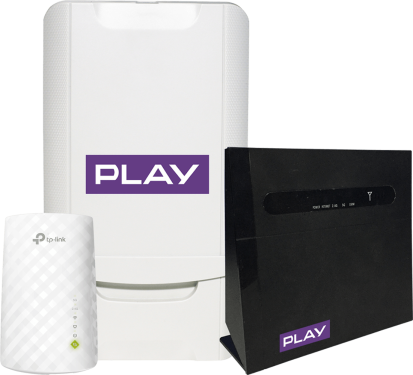 ZTE NET BOX WF830 (kat. 6) + wzmacniacz sieci TP-Link RE200
