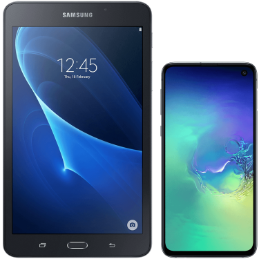 Samsung Galaxy S10e + Galaxy Tab A 7.0 LTE