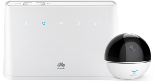 Huawei B311 + kamera EZVIZ C6T