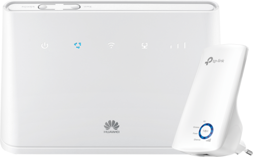 Huawei B311 + wzmaczniacz TP-Link