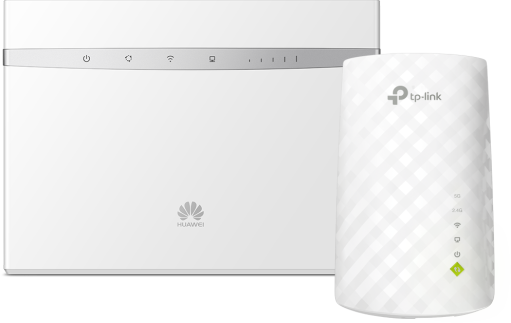 Huawei B525 + TP-Link RE200