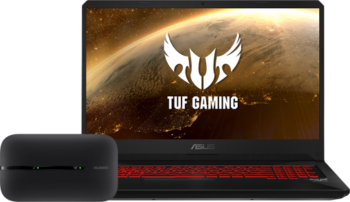 ASUS FX705GE + router E5576