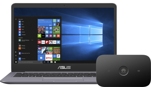 ASUS S410 i5 + router E5573Cs