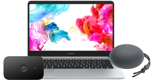 Huawei MateBook D 14' + router E5573Cs