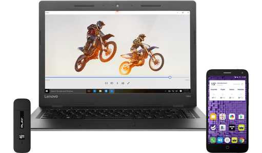 Lenovo IdeaPad 100s + POP 4 + modem E3372