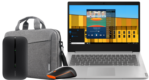 Lenovo S145 + router + mysz + torba