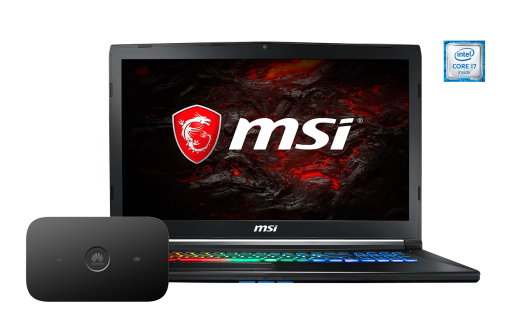 MSI LEOPARD PRO i7 + router E5573Cs