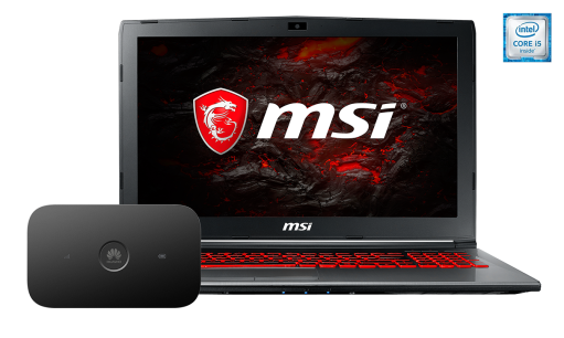 MSI GV62 7RC i5 + router E5573Cs