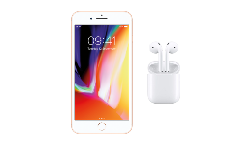 Apple iPhone 8 64 GB + AirPods