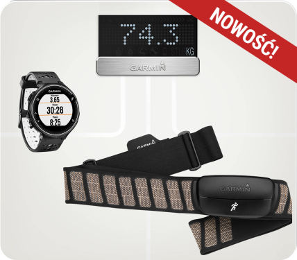Garmin FR 230 HRM + waga Index