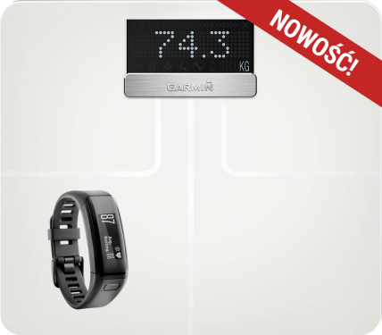 Garmin Vivosmart HR + waga Index
