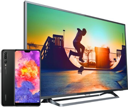 Huawei P20 PRO + TV Philips LED Smart 4K 50