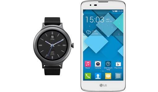 LG K8 LTE + Watch Style