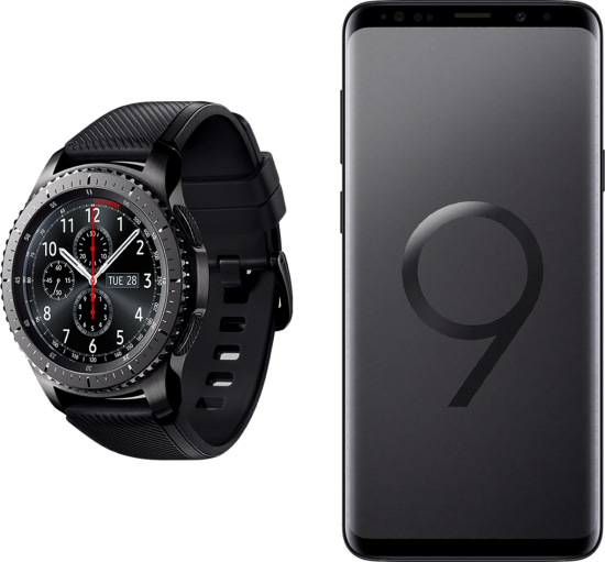 Samsung Galaxy S9+ i Gear S3 Frontier