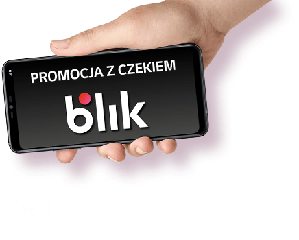 Blik na smartfonie